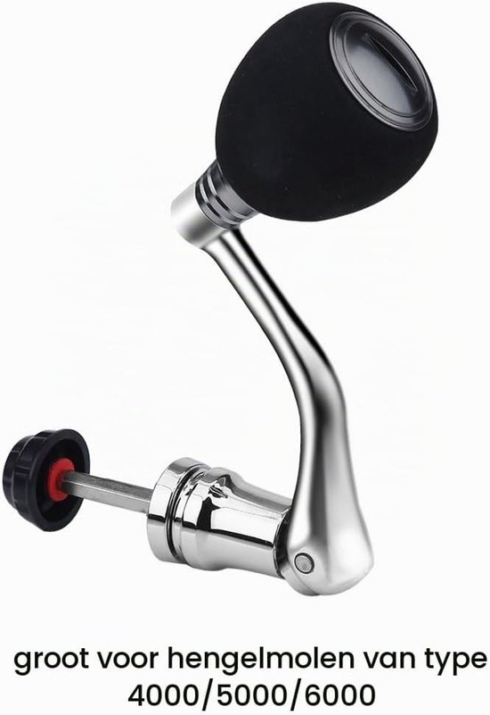 Vervangende metalen handgreep voor visreels - Robuuste rocker arm grip, ideaal voor spinning reels en visaccessoires — afbeelding 5