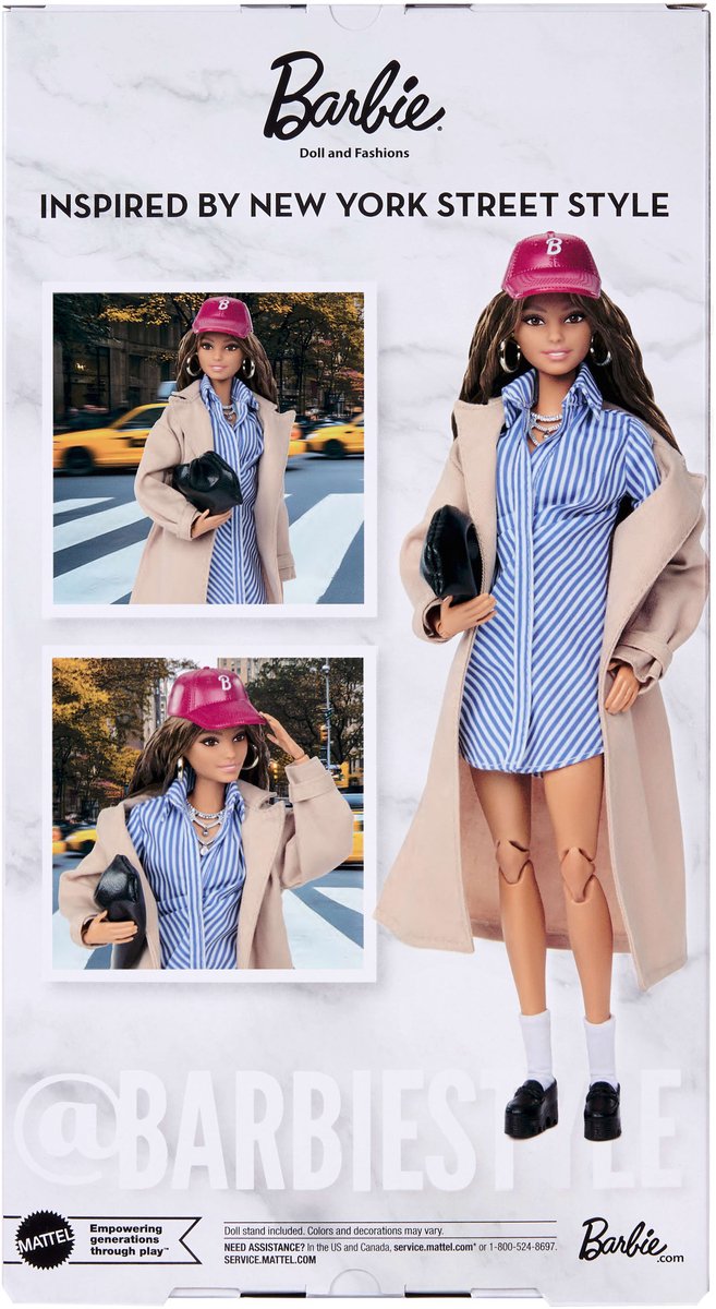 Barbie Bstyle Fashion Week Ny Pop Blauw Kinderen — afbeelding 5