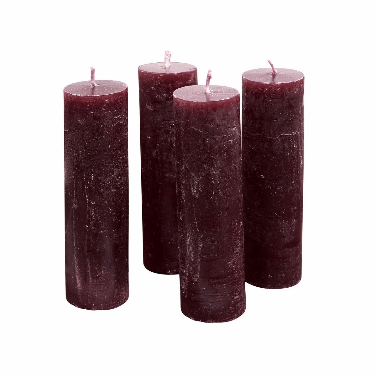 LOBERON Kaars set van 4 Muriel bordeaux