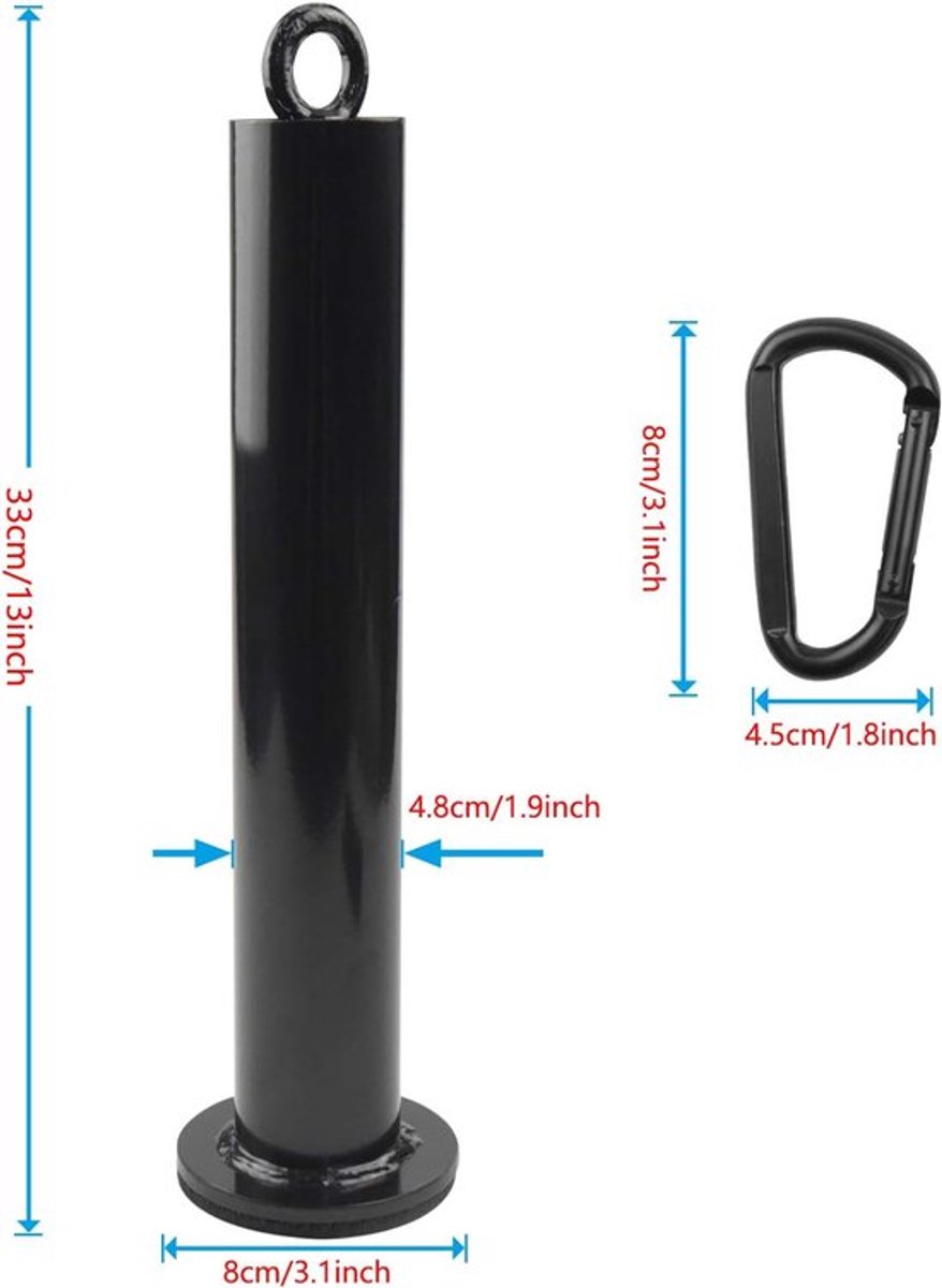 Krachttraining - Dailygoods- Halterschijflaadpen 32 cm