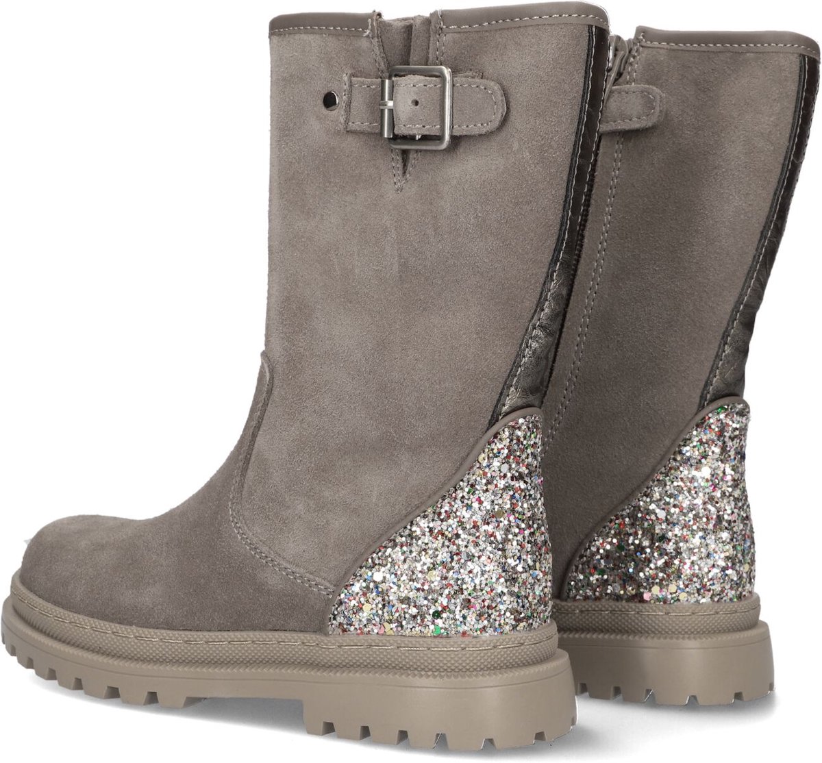 Shoesme Nt26w012 Laarzen - Suède - Meisjes - Taupe - Maat 34