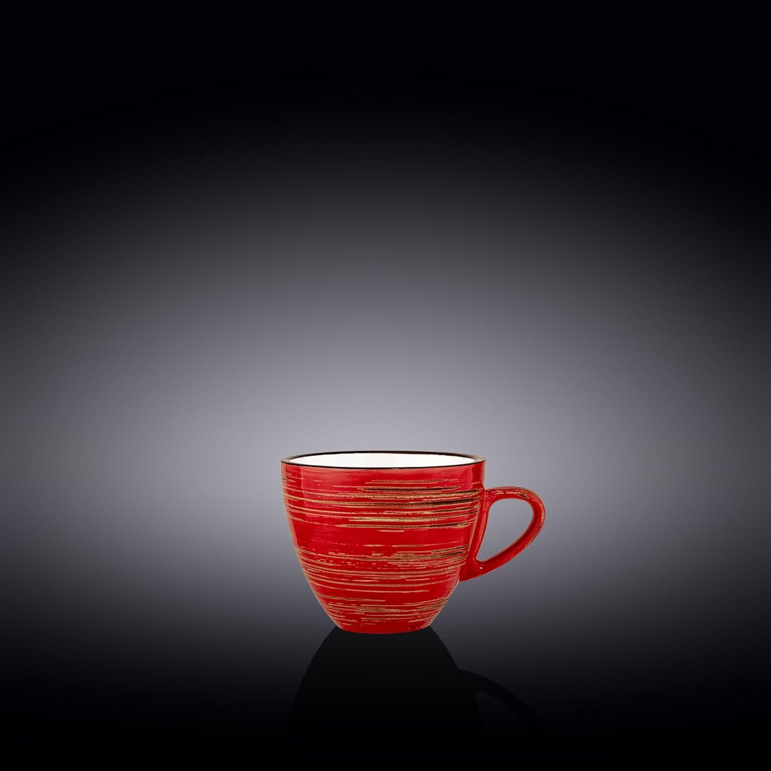 Wilmax Espressokopje 110 ml Rood Porselein WL-669234/A