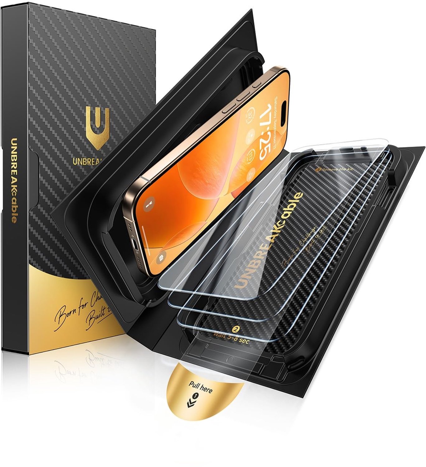 Screenprotector voor iPhone 16 Plus 9H Tempered Glass