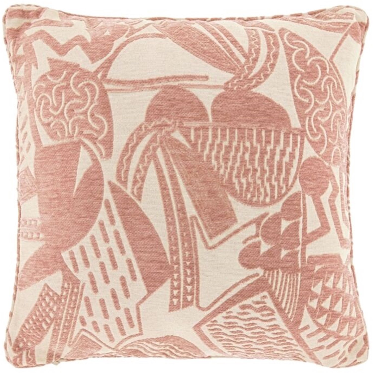 Unique Living Sierkussen Indy - old pink - 45x45cm Roze