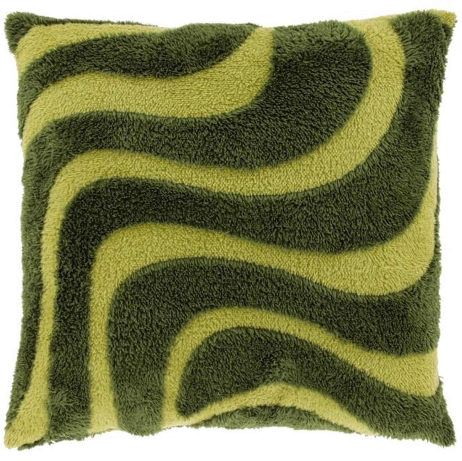 Unique Living Sierkussen Maud - winter green - 50x50cm Groen