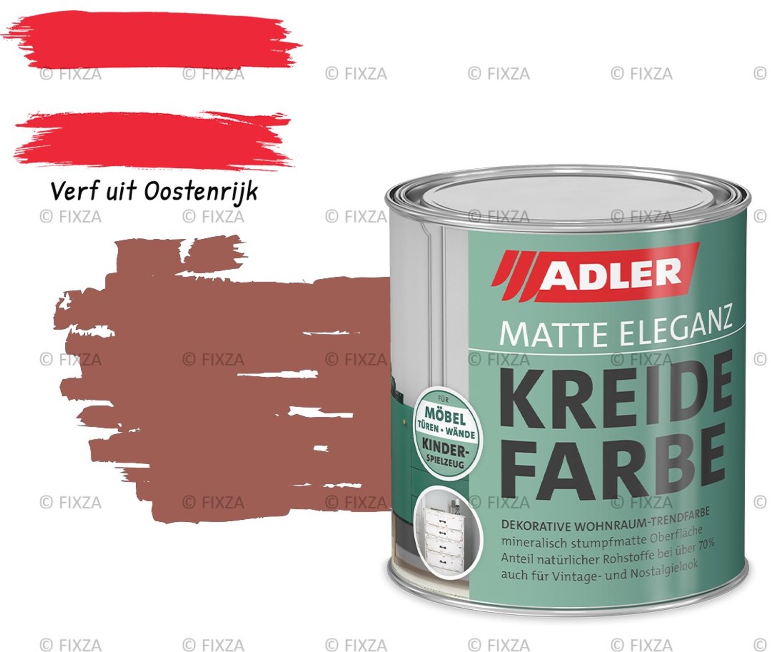 ADLER Vivido Krijtverf – Almfeest – Duurzame matte verf voor hout, meubels, deuren, metaal en kunststof – 375 ml