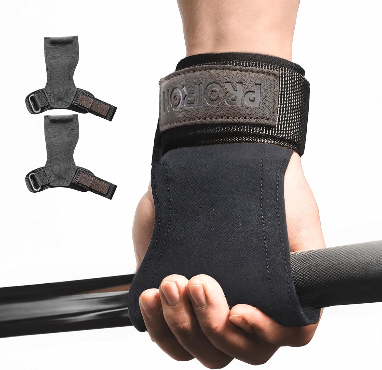 PROIRON Power Lifting Straps: Pure Koeienhuid Polssteun voor Krachttraining