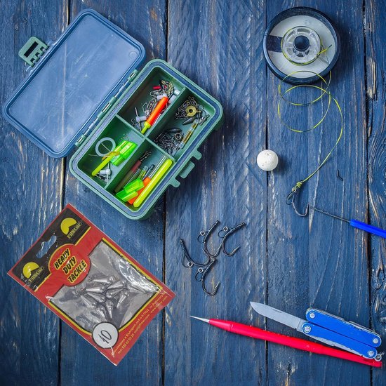 Vislood Set 10x10g - Peerlood met Swivel - Grondvislood — afbeelding 2