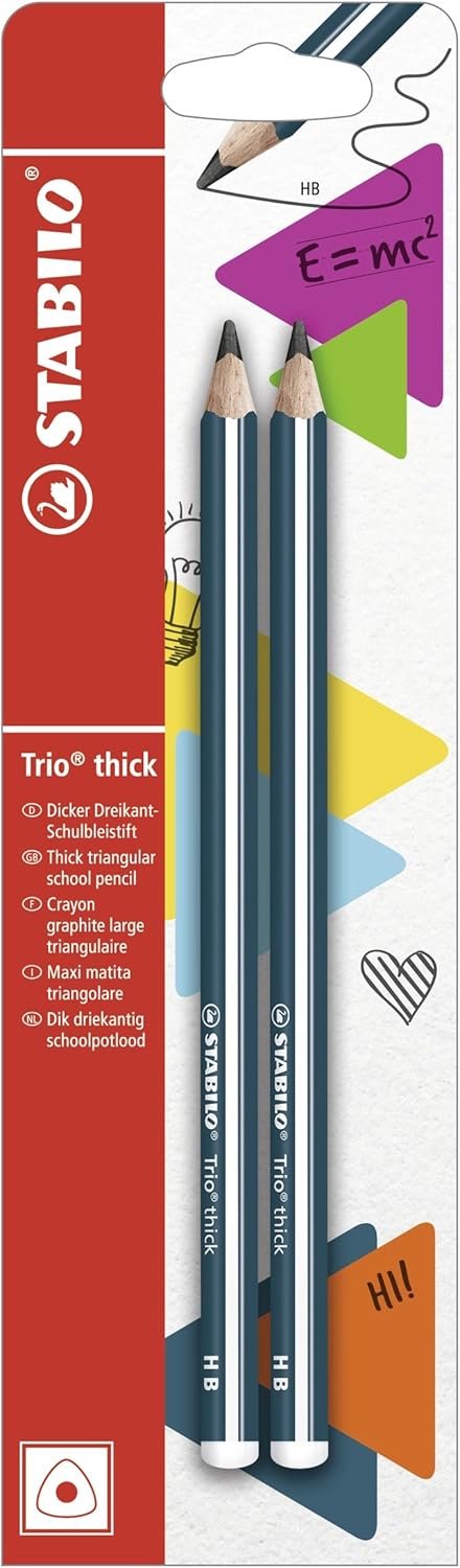 STABILO Trio Dik Potlood HB Petrol - 2 Stuks