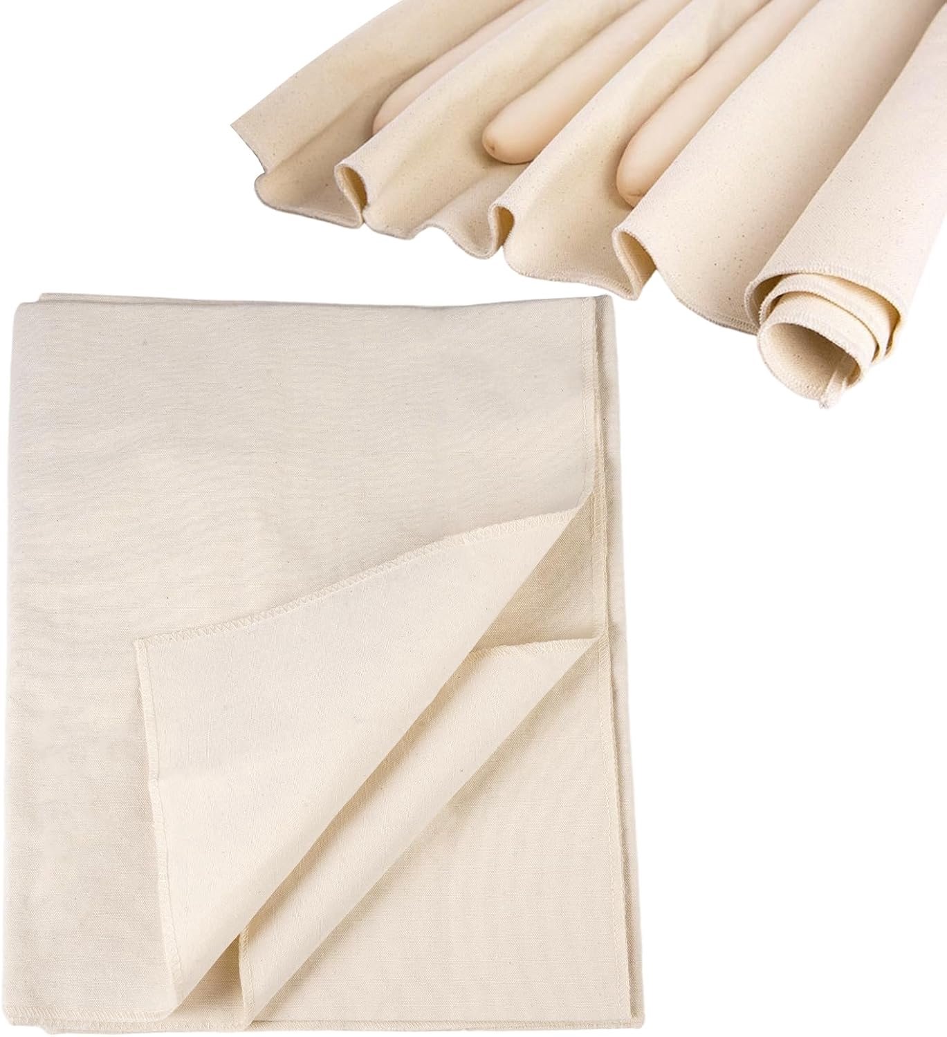 70 x 120 cm Linnen Doek voor het Bakken van Brood, Deegdoek