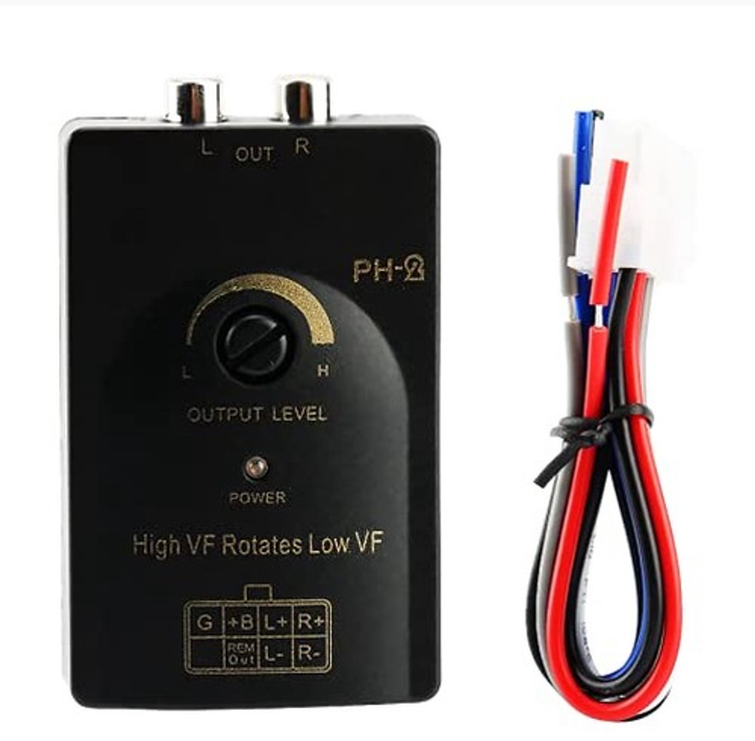 Terminal Adapter - Converter voor Autospeakers - Hoogwaardige Geluidskwaliteit - Compact Formaat - Geschikt voor Diverse Auto's - Duurzaa...