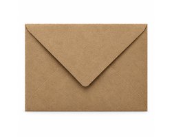 Cards & Crafts 100 Luxe enveloppen - C6 - Kraft - 162x114mm - 110 grams