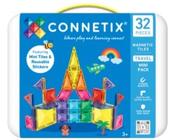 CONNETIX - Magnetisch Tegels - Travel Mini Pack/Reisset - 32 Stuks - Magnetisch Speelgoed