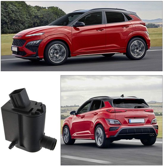 Voorruitwasmachinepomp 12V - 3-Pin Connector - Dubbele Pomp - Compatibel met Hyundai - Kunststof - Stabiele Prestaties - Ruitensproeierpomp — afbeelding 4