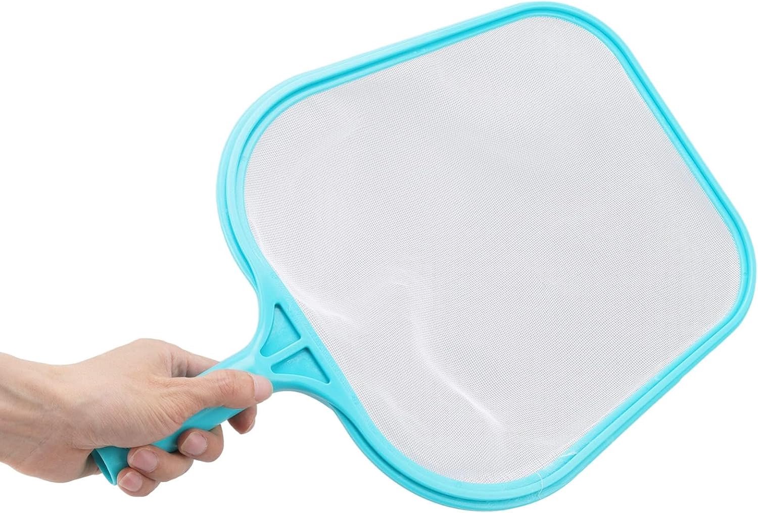 Leaf Rake Fine Mesh Frame Net, Heavy Duty Versterkte Frame Nylon Flat Leaf Rake Net voor Spa Vijver Zwembad Cleaner Benodigdheden 42,9 x 29x3 cm