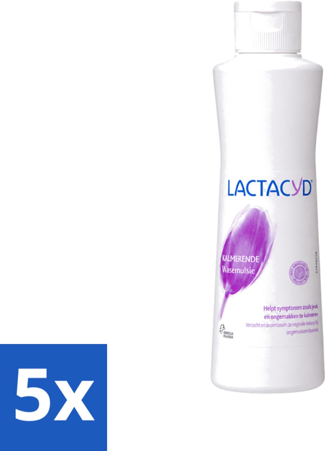 5 x Lactacyd – Kalmerend – Verzachtend – 250 ml - Voordeelverpakking - 5 stuks