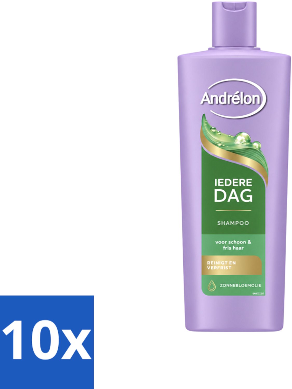 10 x Andrélon – Shampoo – Iedere Dag – 400 ml - Voordeelverpakking - 10 stuks