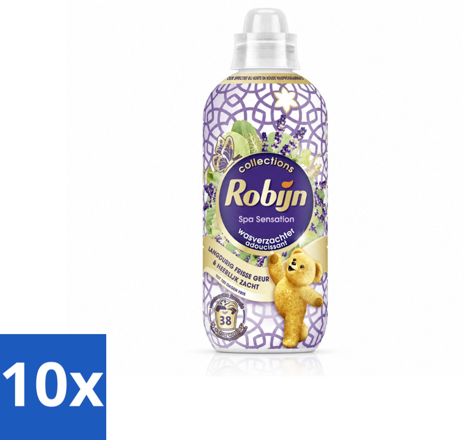 10 x Robijn – Wasverzachter – Intense Spa Sensation – 765 ml - Voordeelverpakking - 10 stuks