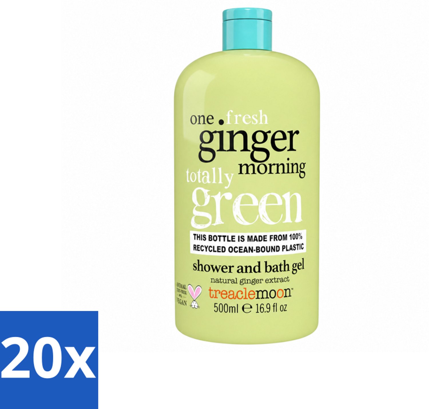 20 x Treaclemoon – Douchegel – One Ginger Morning – 500 ml - Voordeelverpakking - 20 stuks