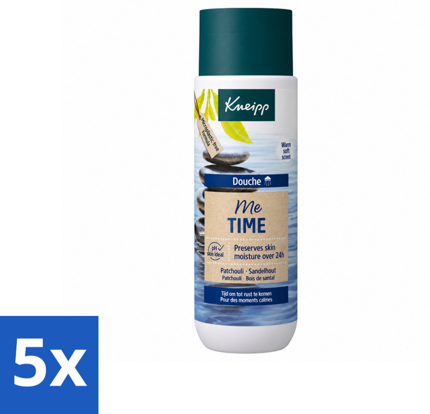 5 x Kneipp - Douchegel - Me-Time - 200 ml - Voordeelverpakking - 5 stuks