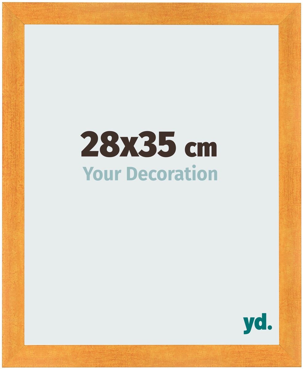 yd. Your Decoration - Fotolijst 28x35 cm - MDF - Oranje - Pisa