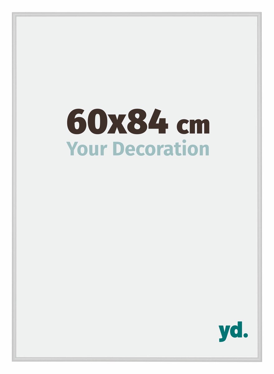 yd. Your Decoration - Fotolijst 60x84 cm - Aluminium - Zilver Mat - Miami