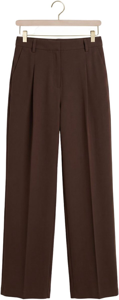 DANTE6 Chad Pleated Pants Broeken Dames - Bruin - Maat 40