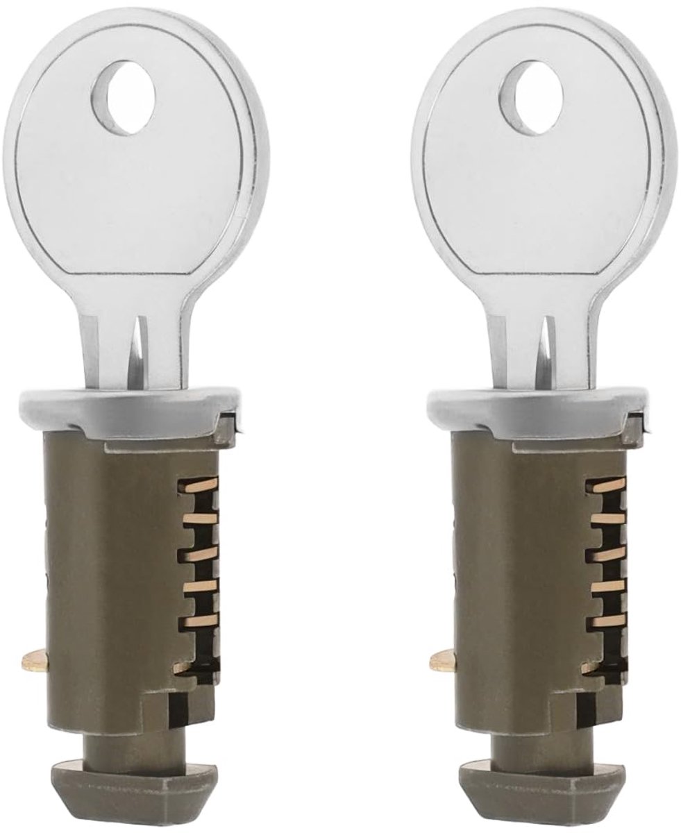 VGOL 2Pcs Roof Bar Rack Barrel Security Locks Roof Cargo Lock with key Compatible with Thule Compatible with Mont - ShopVlot