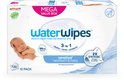 WaterWipes MEGA VALUE BOX verpakking met 12 pakken (720 doekjes) voor pasgeborenen en baby's. Met afbeelding van slapende baby.