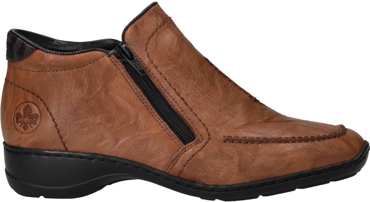 Rieker Enkellaarsjes - Dames - Cognac - Maat:42