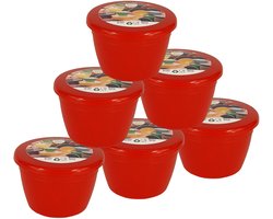 Just Pudding Basins Limited Multipack Rood 1/4-Pint, 140ml Basin (6 Pack) - ShopVlot