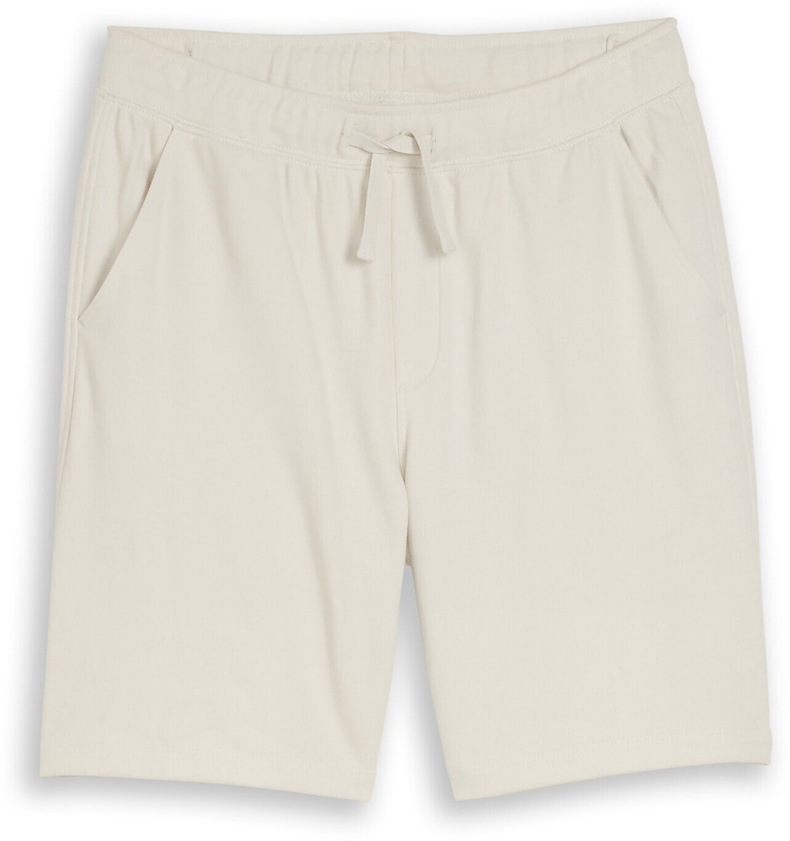Tom Tailor - Basic sweatshort - Maat 134 - greyish white