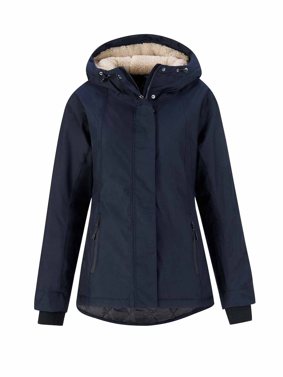 BJØRNSON Ester Regenjas / Winterjas Waterdicht Dames - Maat 50 - Navy