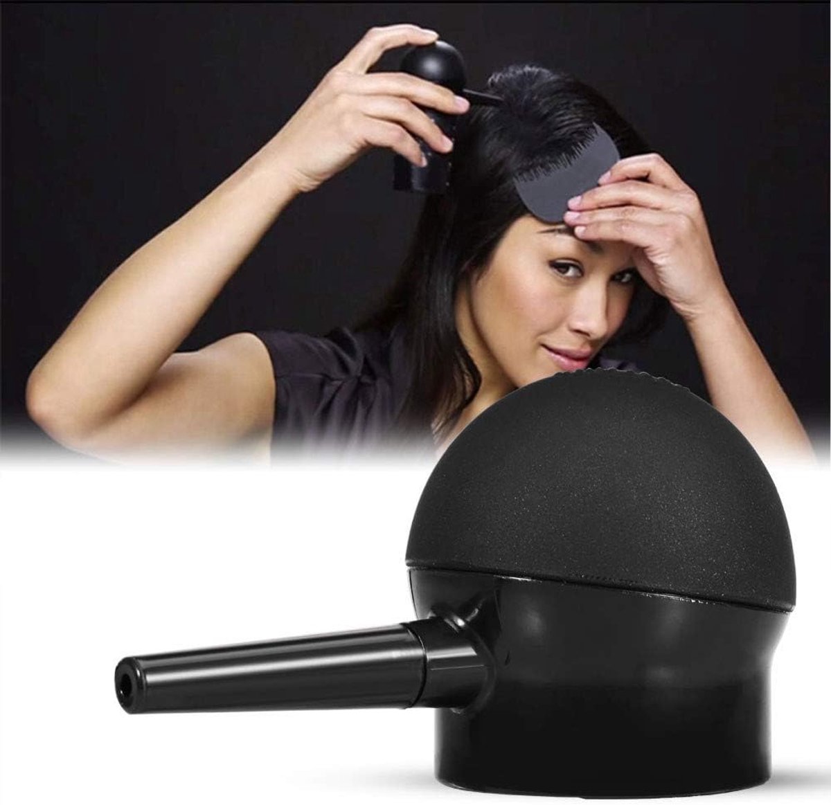 Haargebouw Fiber Spray Pomp, Poeder Spray Fles Verstuiver, Professionele Applicator Haarvezel Verdikkingsmiddel Toepassing Nozzle voor Haarverdikking, Haarvezel Applicator Pomp Spuit