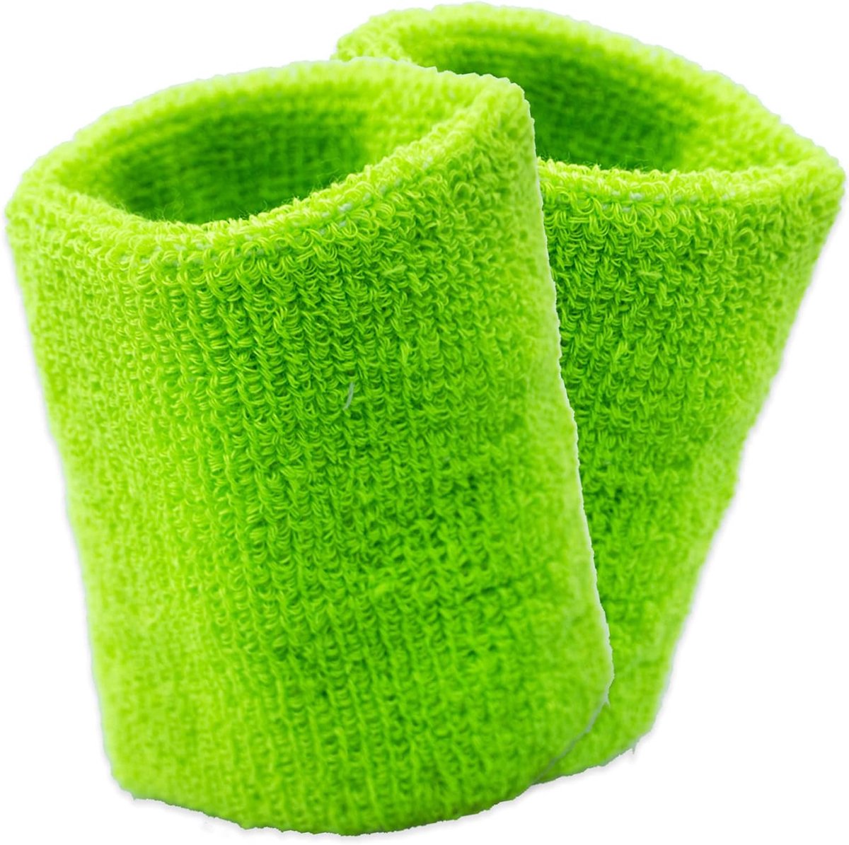 Polsbandjes Zweetbandjes Pols Mannen Vrouwen 2 STKS Sport Zweetbanden voor Hardlopen Oefening Gym Sport Tennis Basketbal Vochtafvoerend (Maat: 8 x 8 cm)