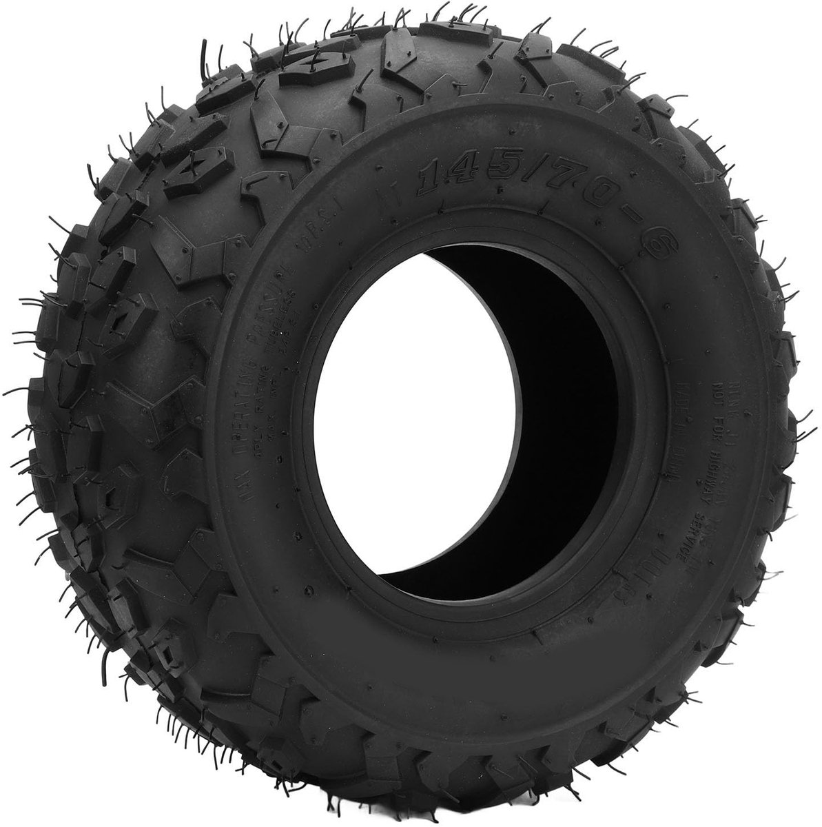 MechKit 145/70 – 6 wattenbanden, anti-slip, dik, rubber, off-straat, tubeless banden voor ATV, UTV, Go Kart - ShopVlot