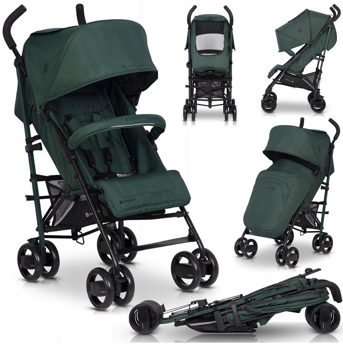 Euro-Cart Ezzo Kinderwagen - Lichtgewicht, Compact & Opvouwbaar
