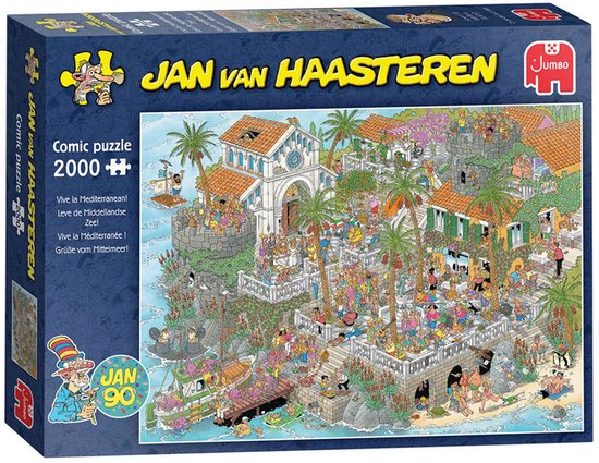 Jan van Haasteren - Leve de Middellandse Zee! - 2000 stukjes