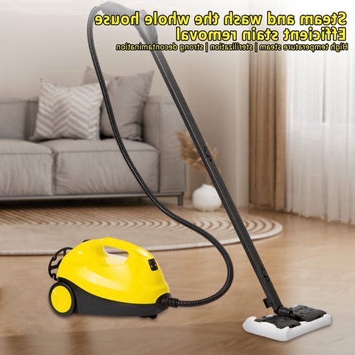 Stoomreiniger – Hogedruk Stoommachine – Schoonmaakapparaat – Stoomreiniger Voor Keuken – Textielreiniger – 2000W Krachtige Motor – Milieuvriendelijk En Effectief