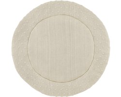Meyco Baby Knots Boxkleed Rond Soft Sand - foto via Bol.com