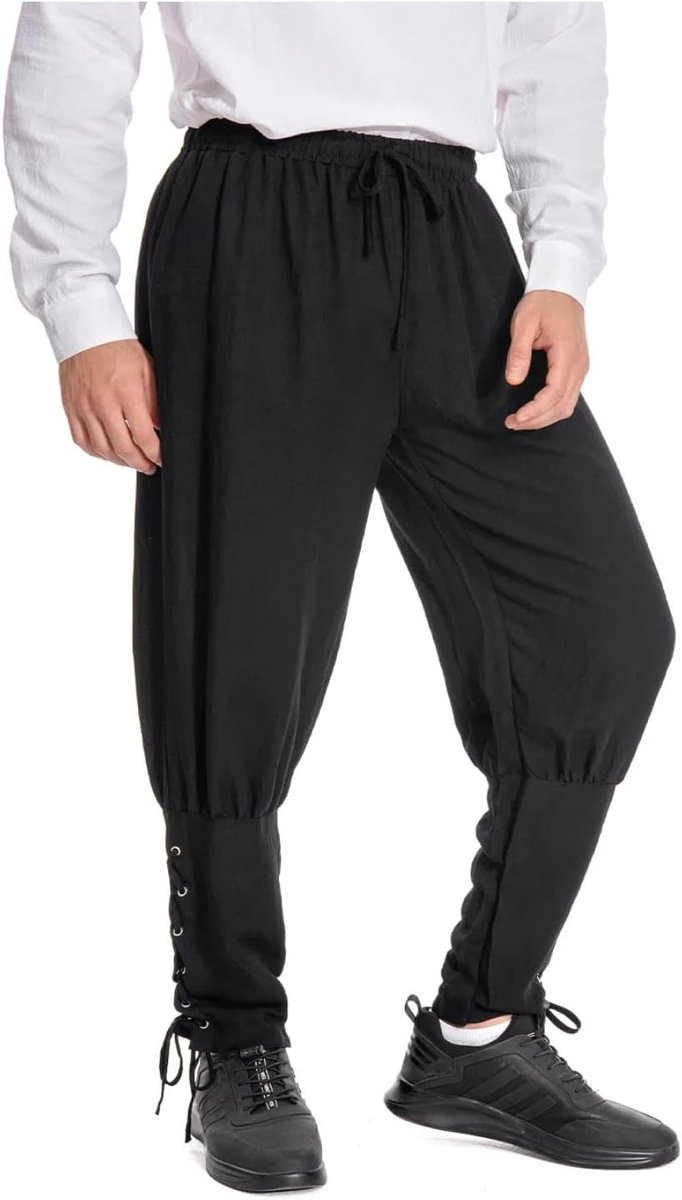 Lente Zomer Herfst Broek Middeleeuwse Renaissance Broek Gestreepte Vintage Piraat Broek Viking Navigator Broek