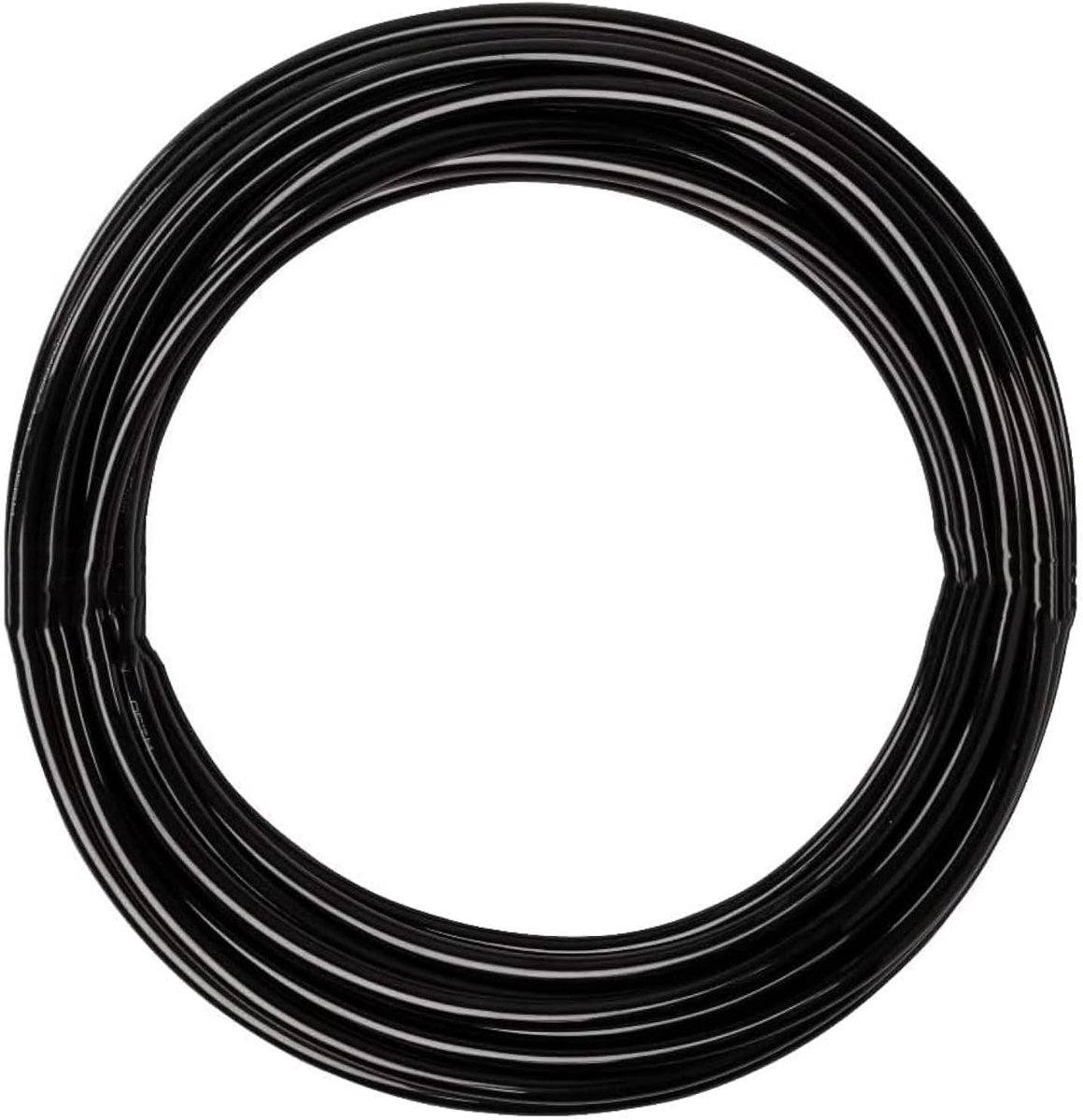 Dailygoods- Persluchtslang 12m - Flexibele Luchtslang - Polyurethaan - 10mm/6,5mm - Hoge Drukvastheid - Zwart