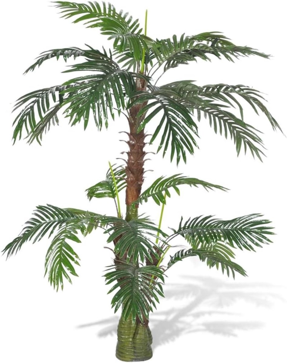 Nep Planten Kunstplant Cycus Bamboeplant Palm met Pot 150 cm