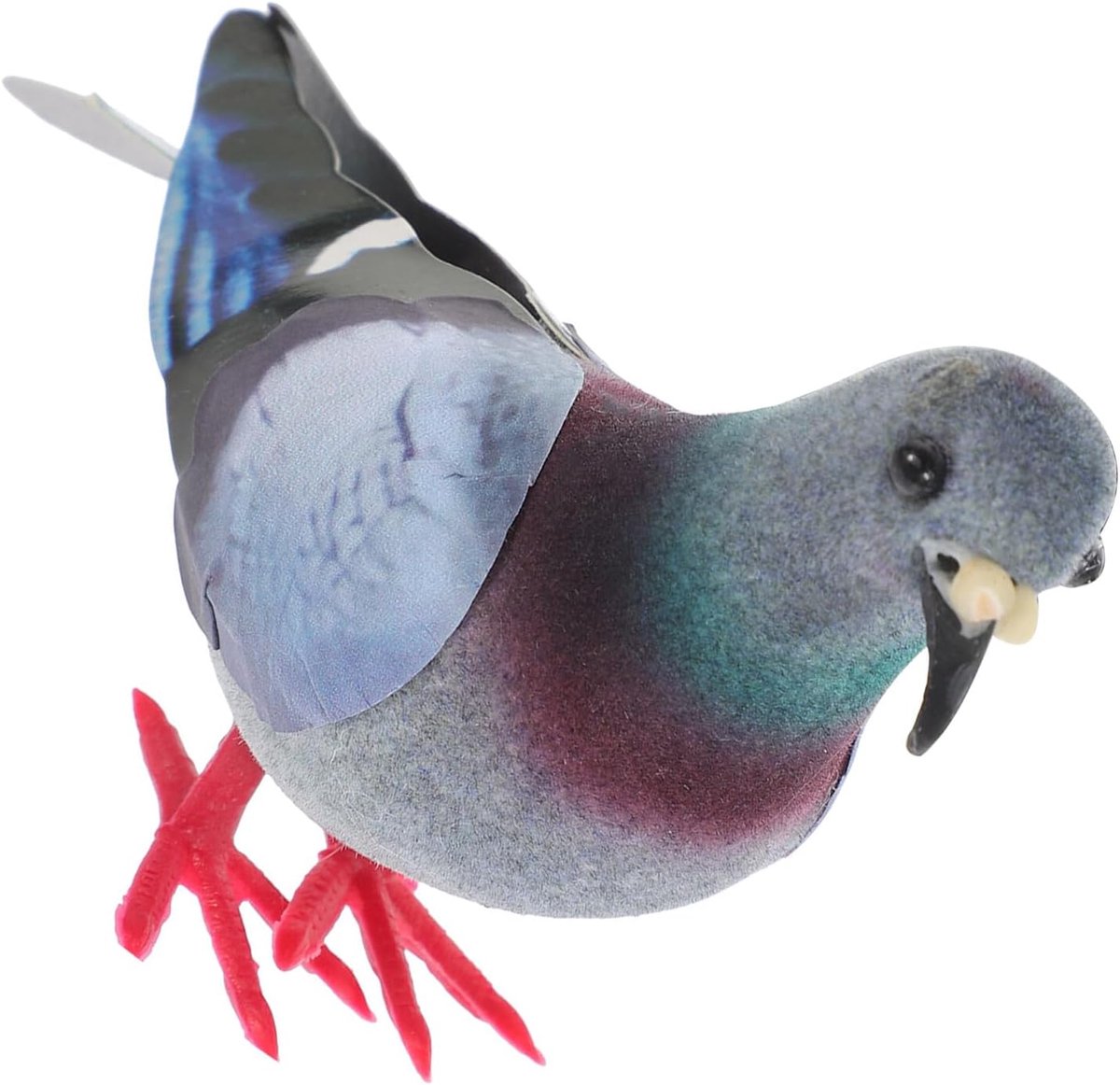 Foam Duif Ornament Weerbestendig Vogelbeeldje voor Tuindecoratie Miniatuur Dierenfiguur voor Knutselen Seizoensgebonden Huisdecoratie Grijs