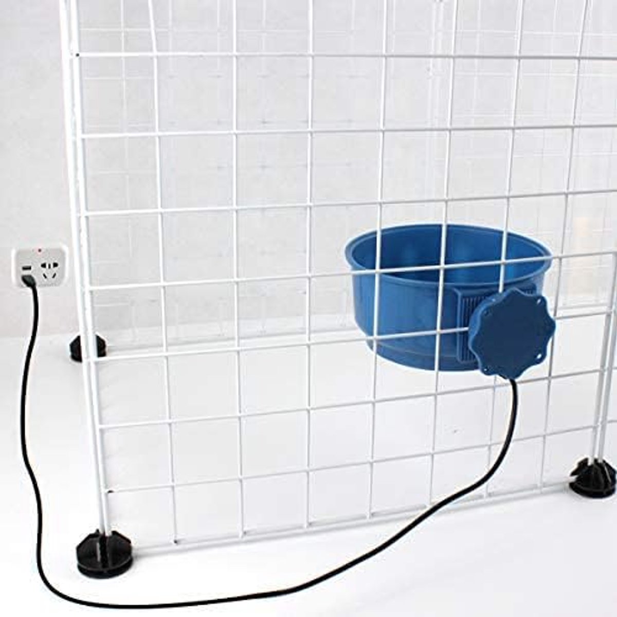 Verwarmde waterbak voor katten, honden, huisdier, elektrische waterschaal voor binnen, voor kat, puppy, konijn, kip, 600 ml (567 g)