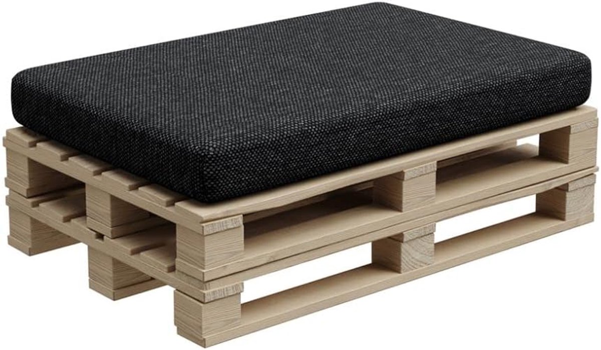 pallet kussens, pallet kussens, tuinkussens, pallet opleg, bank, kussens, kussens Binnen Buiten PFBG (Zitkussen 120x80 Grafiet)