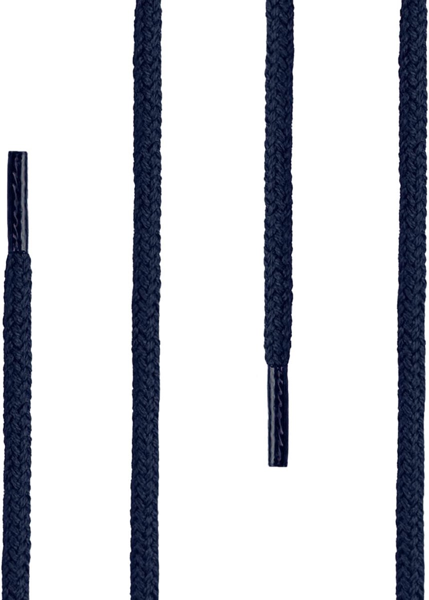 Ficchiano ronde veters, ronde veters van 100% katoen, scheurbestendig, ø 3-4 mm, lengtes 45-200 cm