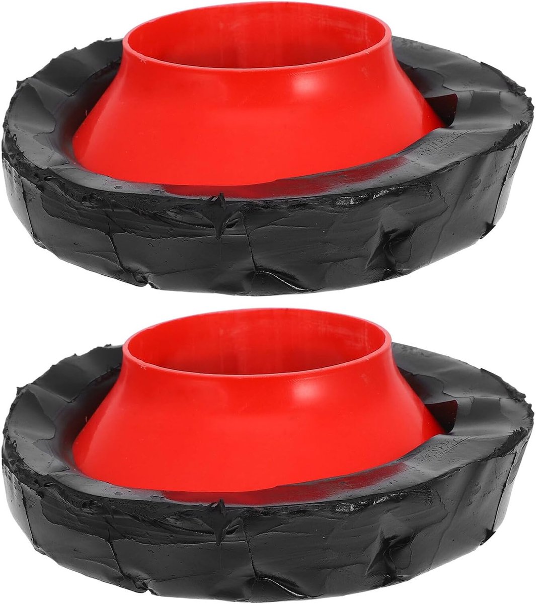 2 Stuks Rubberen Toiletring Afdichtingsset Lekvrije Basisafdichting met Flexibele voor Eenvoudige Installatie Duurzame Vochtbestendige Toiletpot Reparatie Geurpreventie Badkamer