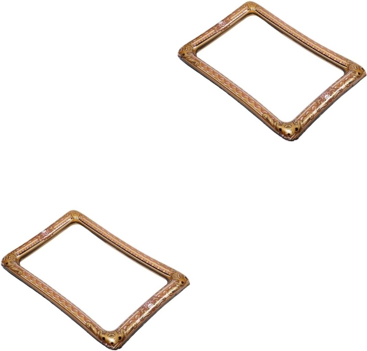 2 Stuks Opblaasbare Fotokader PVC Foto Booth Frame voor Feest Handheld Selfie Prop voor Verjaardagen Festivals