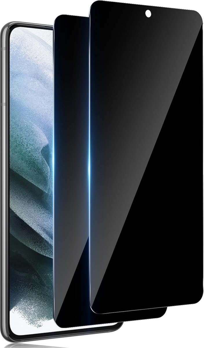 2 stuks Antispy Screen Protector voor Samsung Galaxy S21 Privacy, Guard 9H Filter Glas, Volledige Film gehard glas onbreekbaar, anti-verblinding